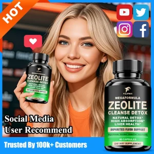 Premium Clinoptilolite Zeolite – Micronized Cellular Detox & Gut Barrier Support