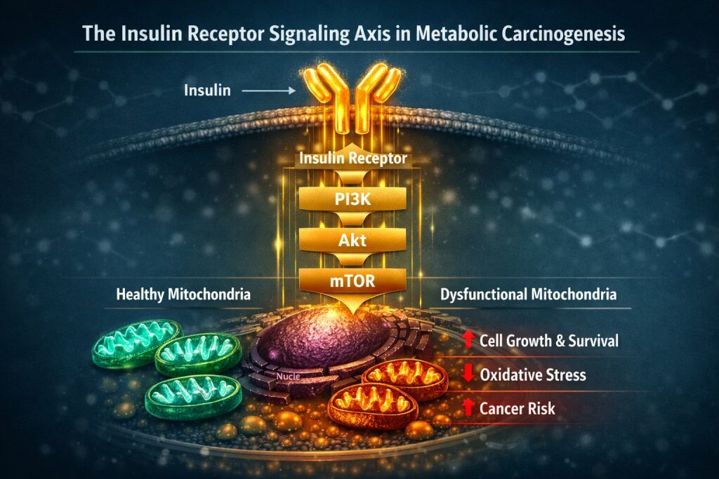 The Insulin Receptor Signaling Axis in Metabolic Carcinogenesis