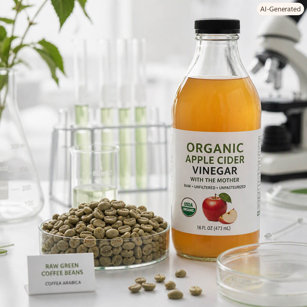 green coffee bean vs acv metabolic research study comparison
